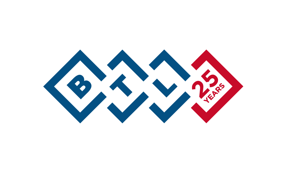 BTL PIC Logo 25 years corporate EN100