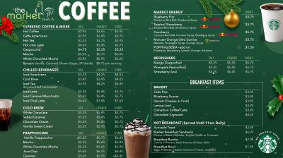coffee menu